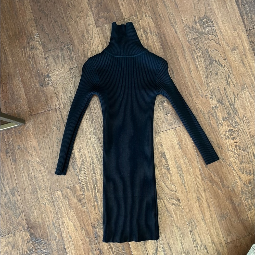 FashionNova Ribbed Turtleneck Sweater Dress